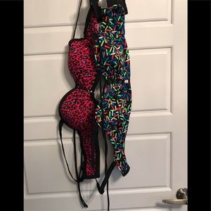 Set of 2 brand new bikini top